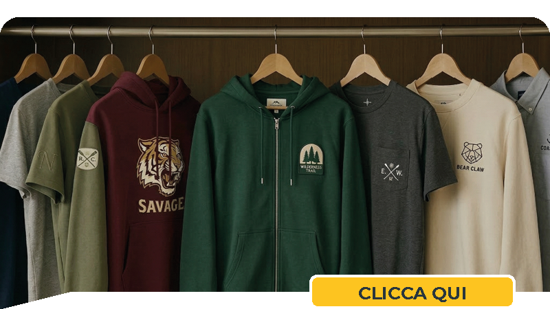 T-shirt, felpe e prodotti personalizzabili